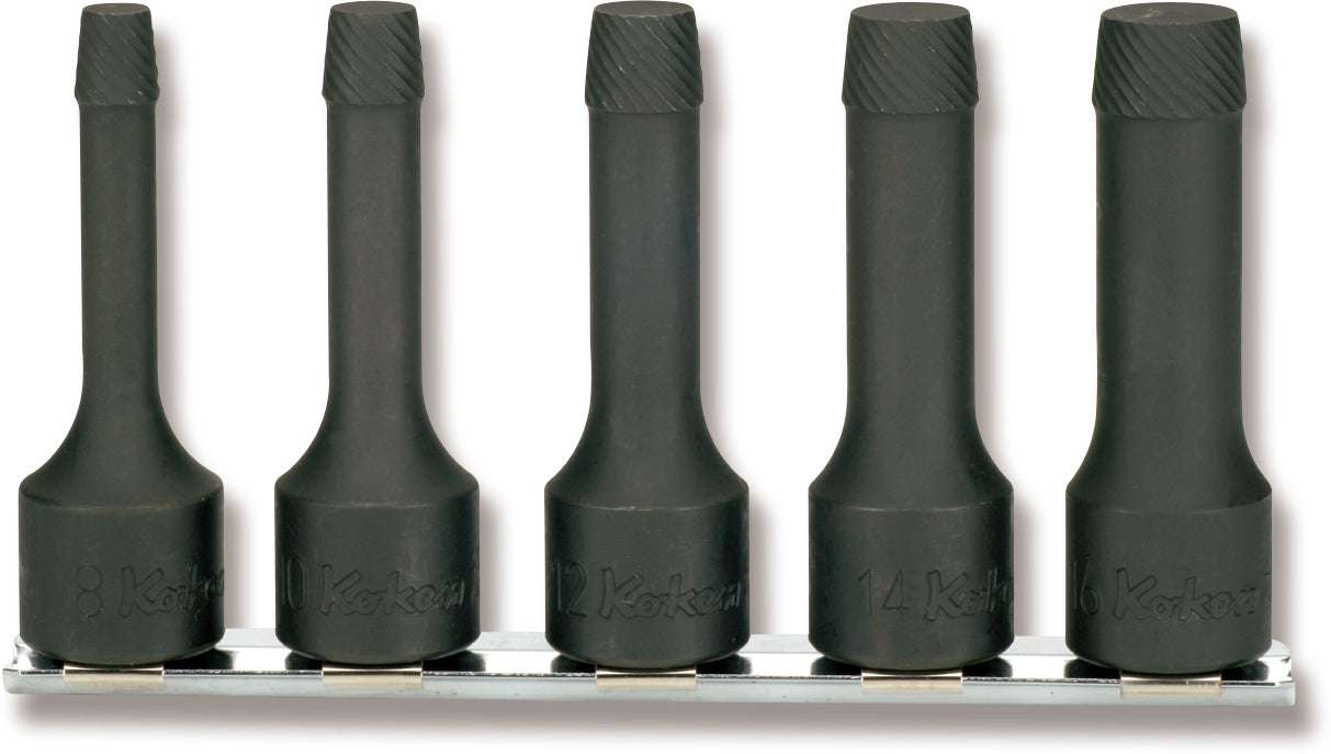 Ko-ken RS4300A/10 1/2 Sq. Dr. Socket set  3/8-15/16 6 point 300mm  10 pieces