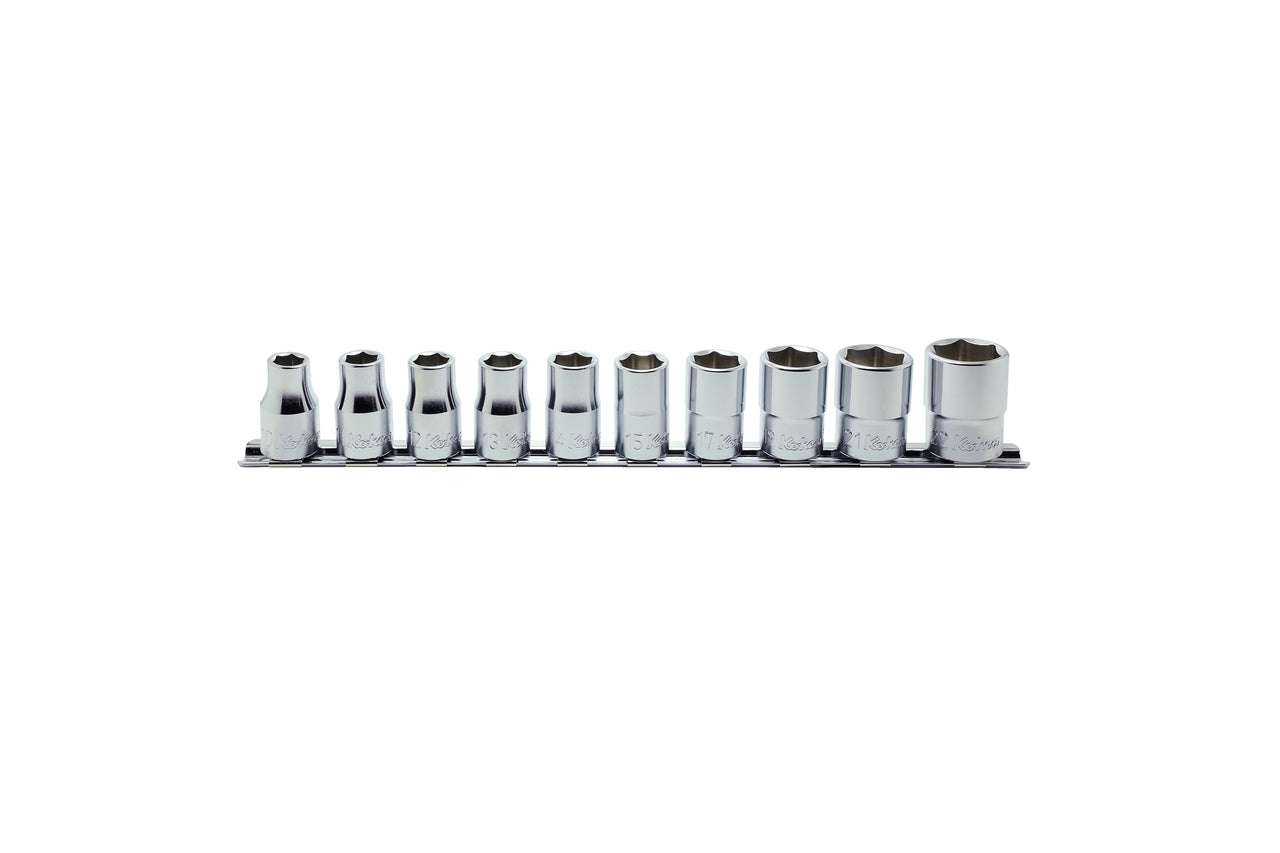 Ko-ken RS4405W/8 1/2 Sq. Dr. Socket Set Whitworth 3/16-5/8 12 point 250mm  8 pieces