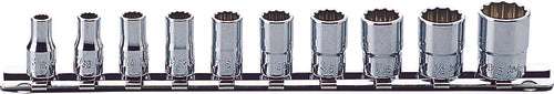 Ko-ken RSX025/11-IP 1/4, 3/8, 1/2 Sq. Dr. 11 Piece TORXplusÂ® Bit Socket set 10IP-60IP Main image