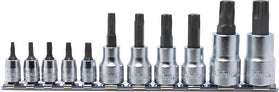 Ko-ken RSX025/11-IPR 1/4, 3/8 Sq. Dr. 11 Piece Tamper-Resistant TorxplusÂ® Bit Socket set 8IPR-55IPR