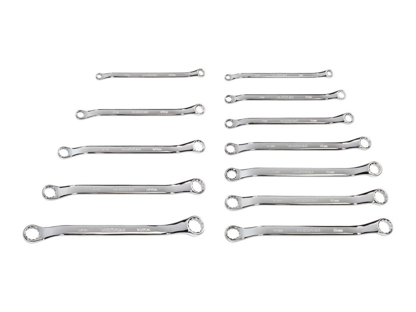 TEKTON 45-Degree Offset Box End Wrench Set, 12-Piece (1/4-13/16 in., 6-19 mm) | WBE90301 Main image