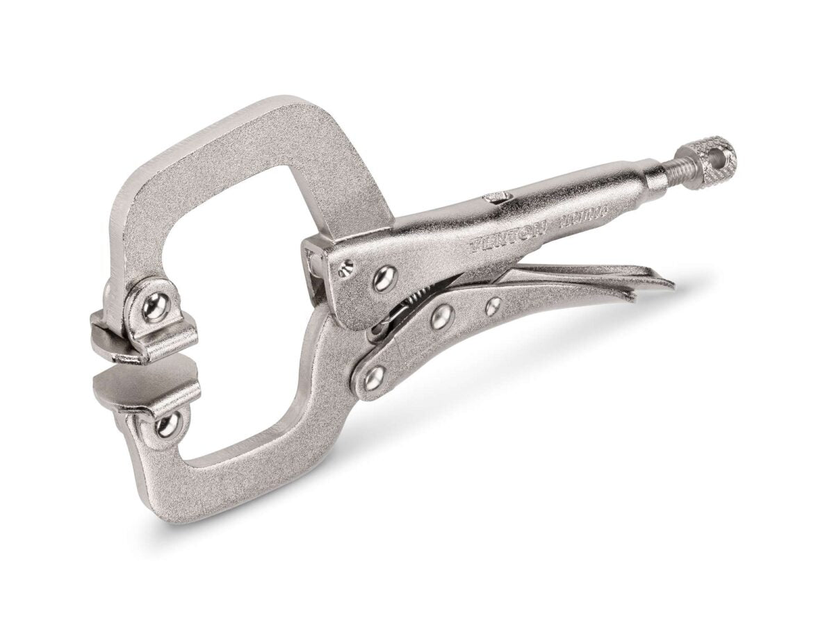TEKTON 6 Inch Swivel Pad Locking C-Clamp | CLC11006 Main image