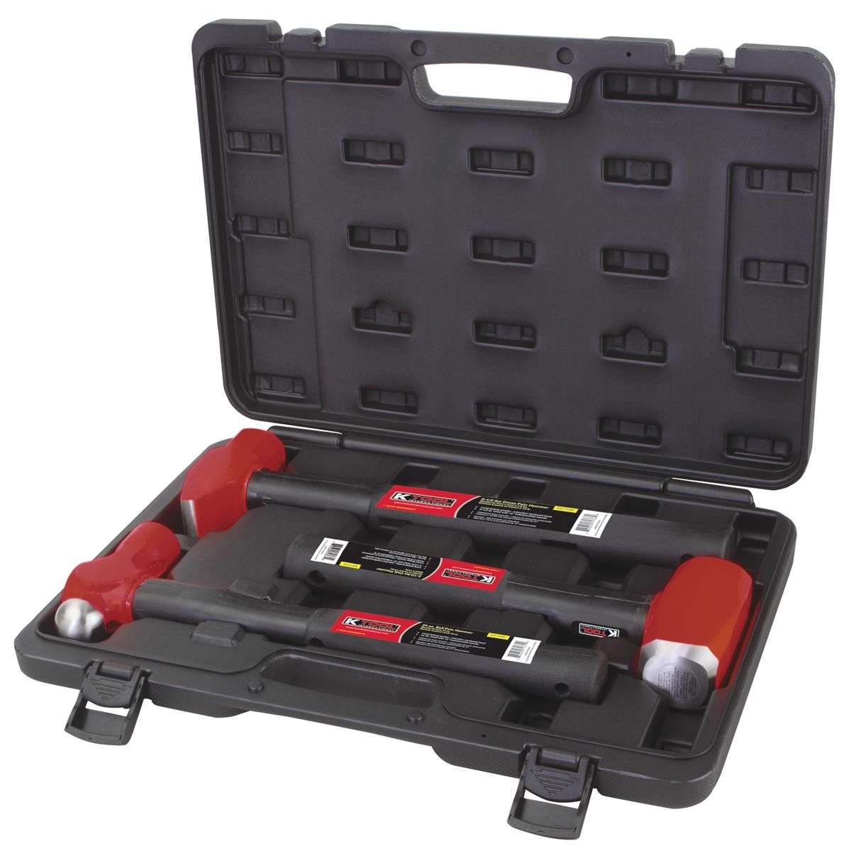 K Tool International Forged Steel Hammer 3-Piece Kit Main image