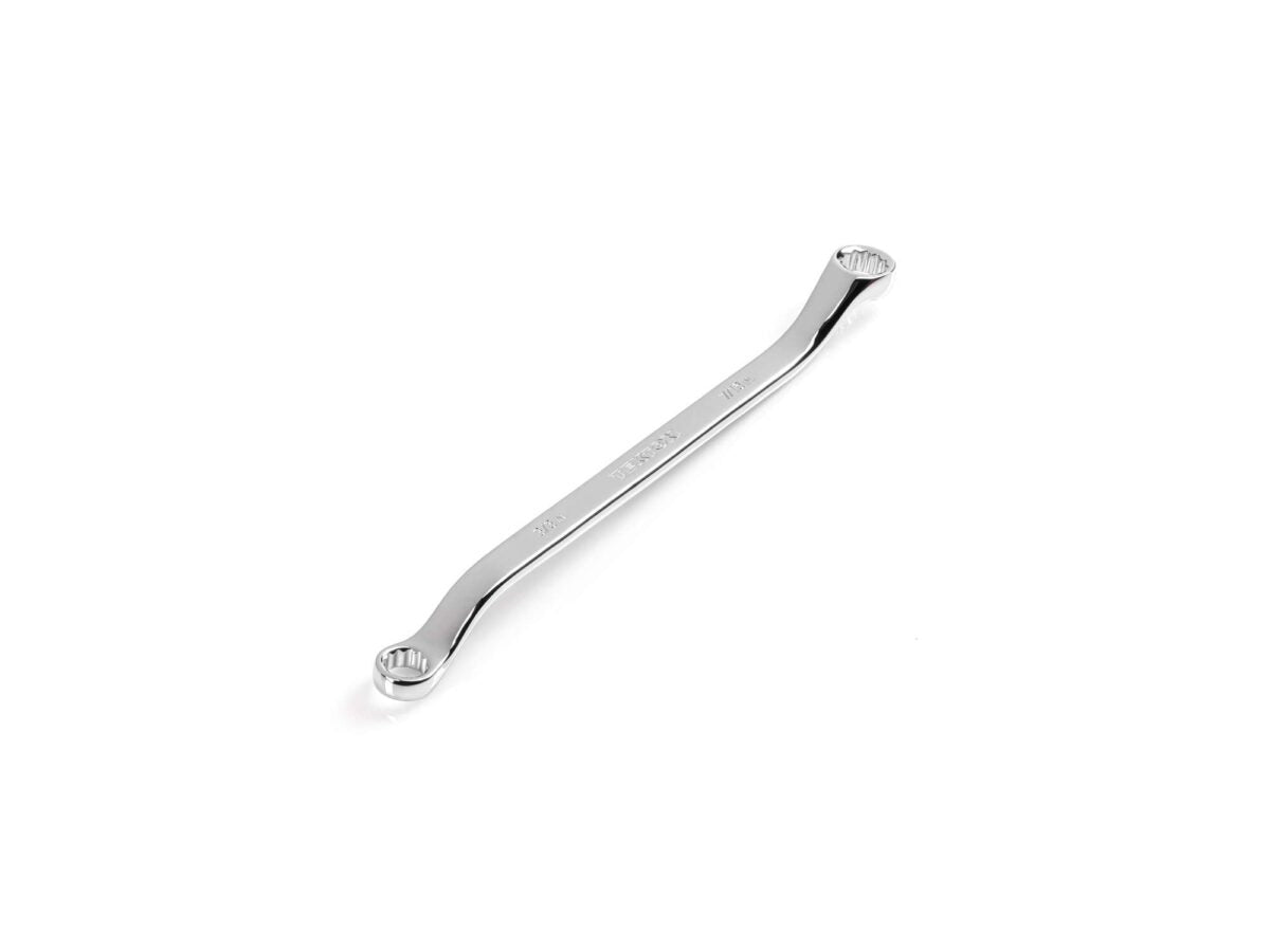 TEKTON 3/8 x 7/16 Inch 45-Degree Offset Box End Wrench | WBE23310 Main image