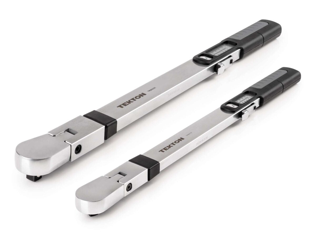 TEKTON 3/8, 1/2 Inch Drive 72-Tooth Split Beam Torque Wrench Set with Cases, 2-Piece (26-130 Nm, 70-350 Nm) | TRQ99903