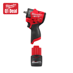 Milwaukee Tool M12 FUEL 3/8" Subcompact Impact Wrench w/ FREE 2.5 High Output battery