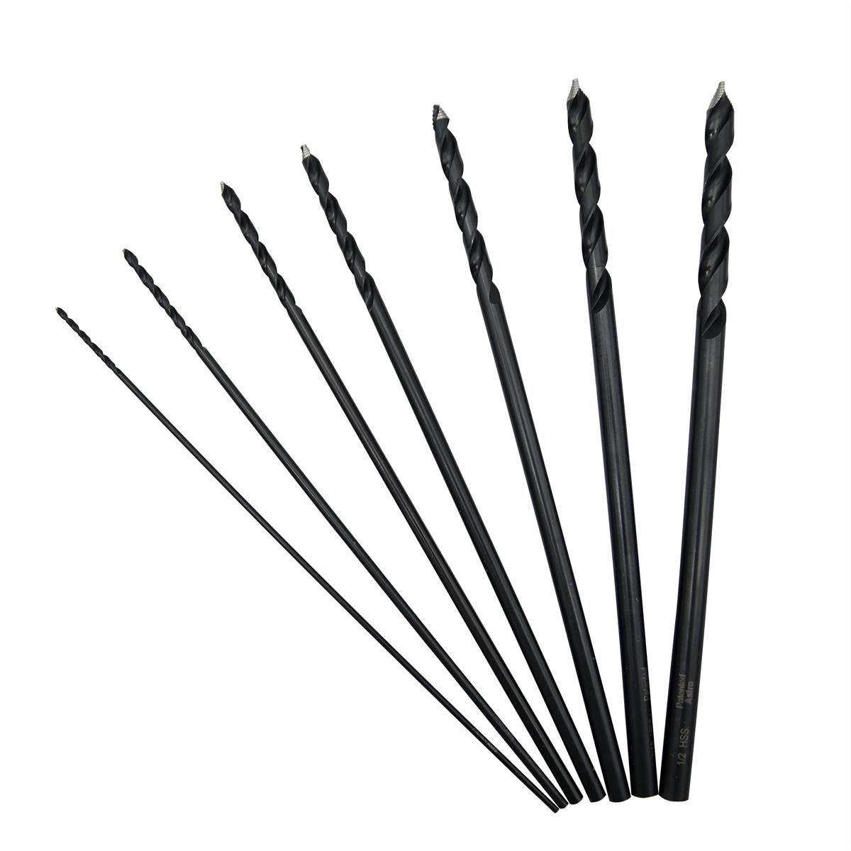 Astro Pneumatic ONYX 7pc TurboStep Aircraft Extension Length Drill Bit Set