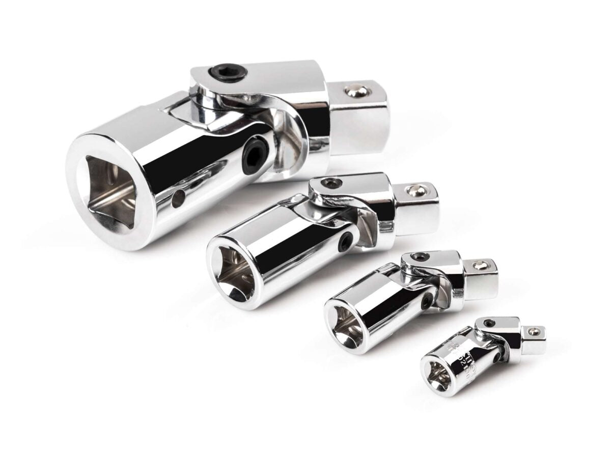 TEKTON 1/4, 3/8, 1/2, 3/4 Inch Drive Universal Joint Set (4-Piece) | SHA99006
