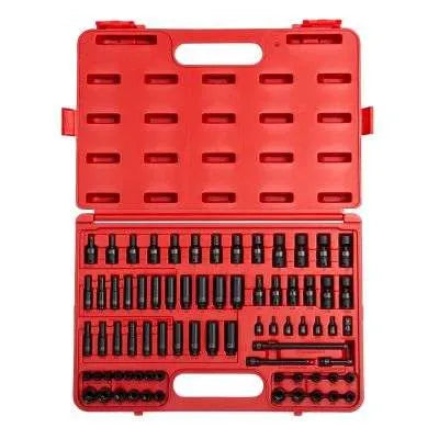 1/4" DR 74 PC SAE/ MET MASTER IMPACT SET