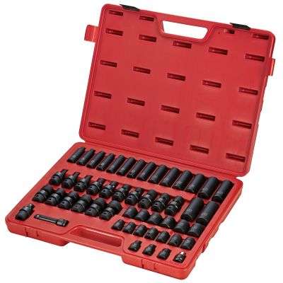 3/8" Drive 51 Piece Metric Impact Socket Set