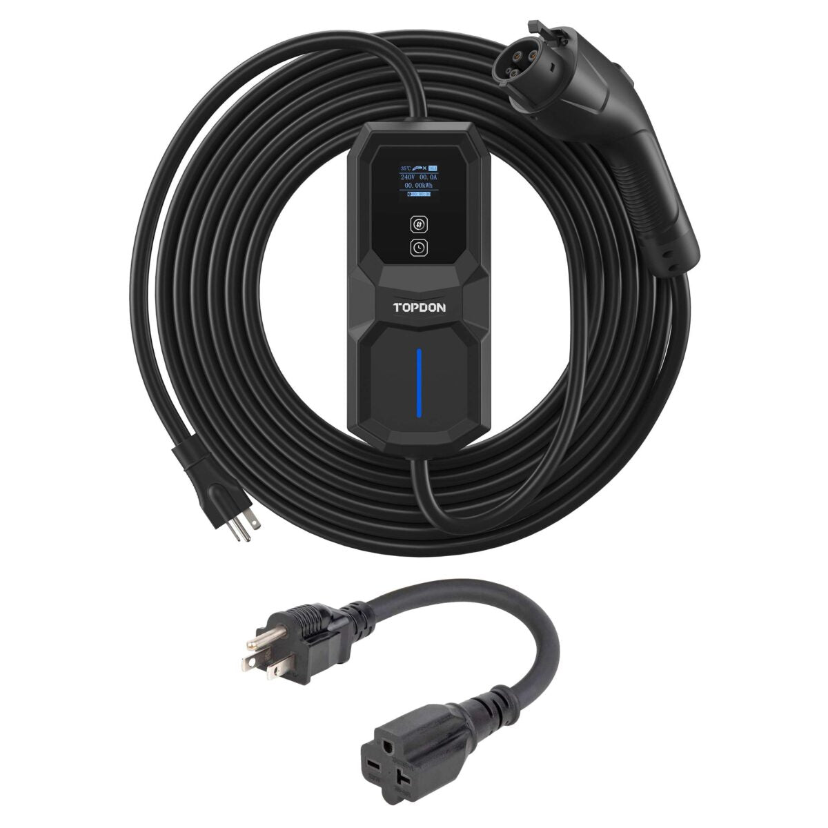 PulseQ AC Portable 16A - NEMA 6-20 Plug, 5-15 Adapter