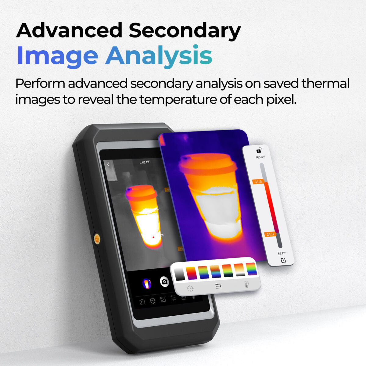 TC003 - 5" Thermal Imaging Camera Tablet 256x192 Resolution