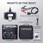 BT600- 12V Battery & 12V/24V System Tester w/Built-in Printer