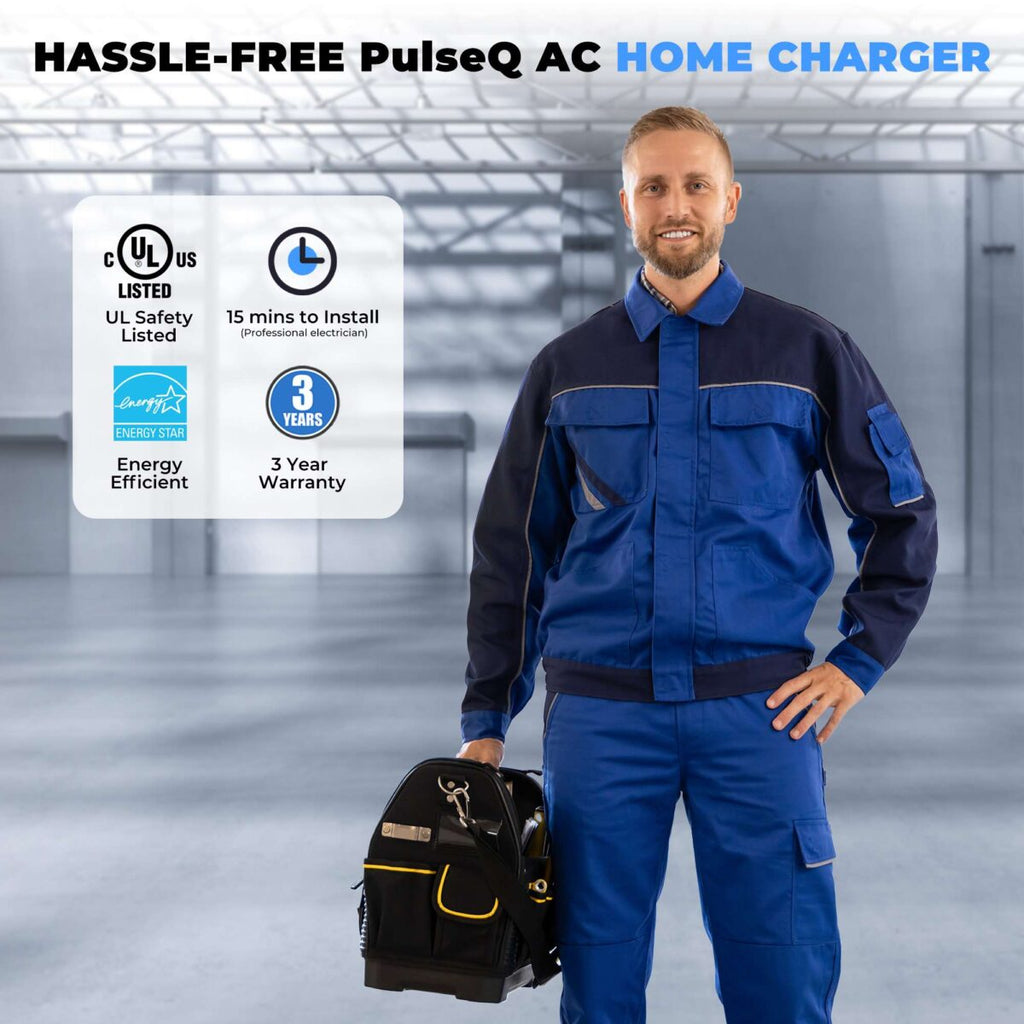 PulseQ AC Home EV Charger 25FT