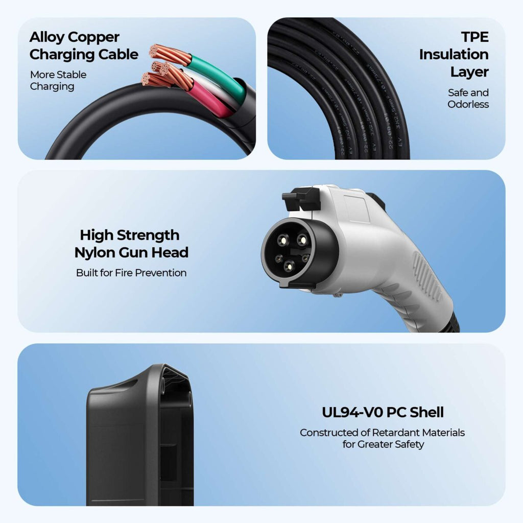 PulseQ AC Home EV Charger 25FT