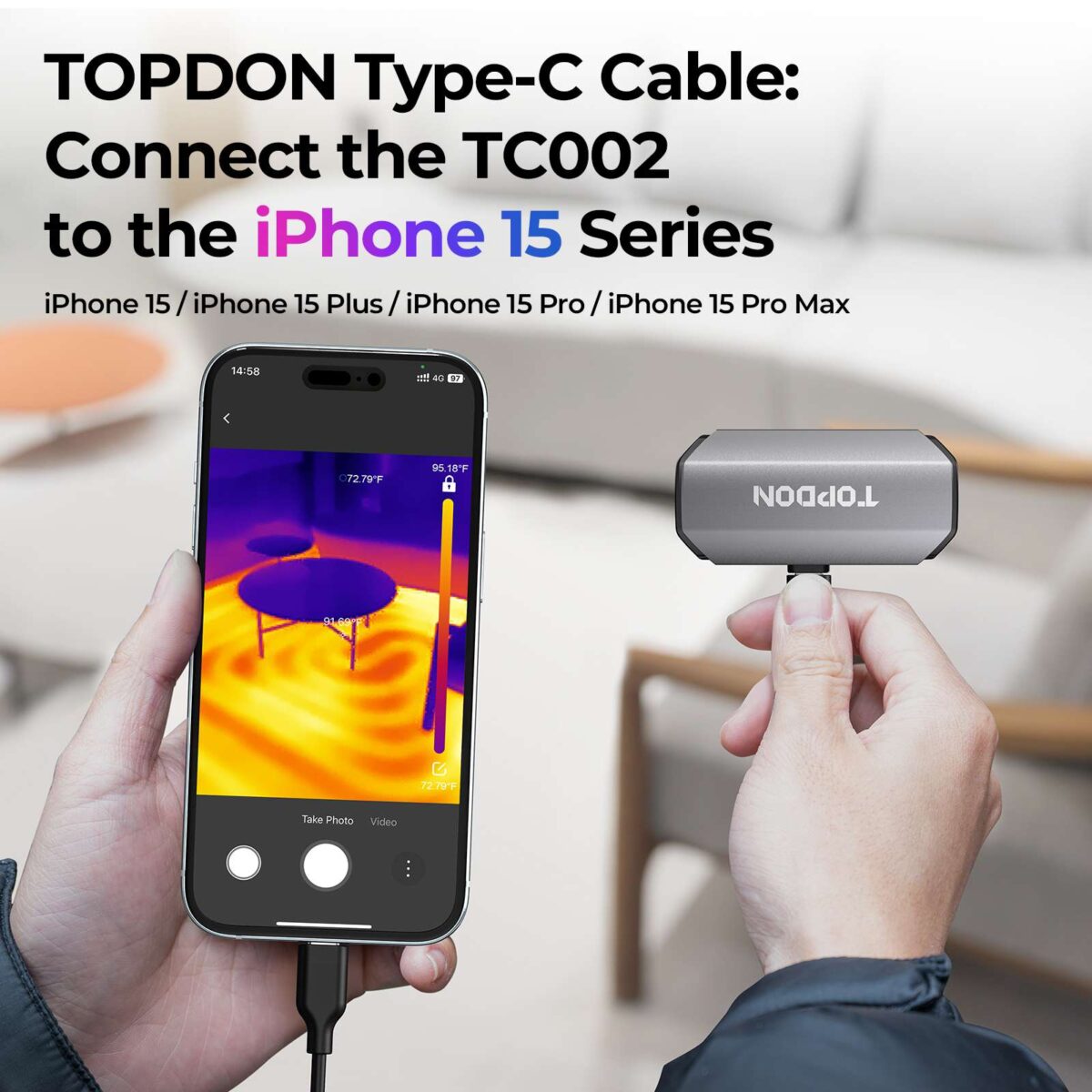 TC002 Lighting-to-Type-C Adapter Cable