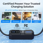 PulseQ AC Portable 32A NEMA 14-50 Plug, 5-15 Adapter