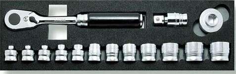 Z-Series 15Pc. Set /w 3/8" Sq. Dr. Socket set and Ratchet Main image