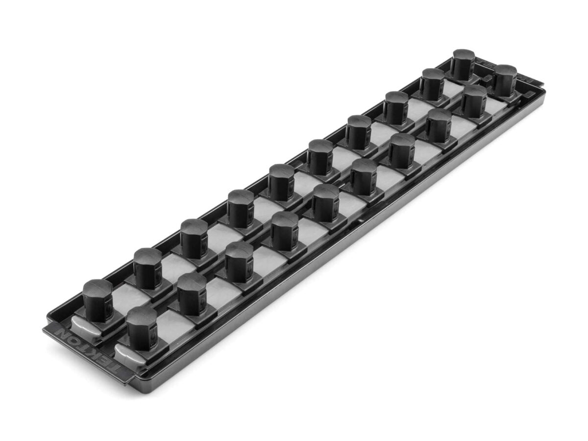 TEKTON 3/4 Inch Drive 2-Rail Socket Organizer Set, Gray (20-Tool) | OST33320 Main image
