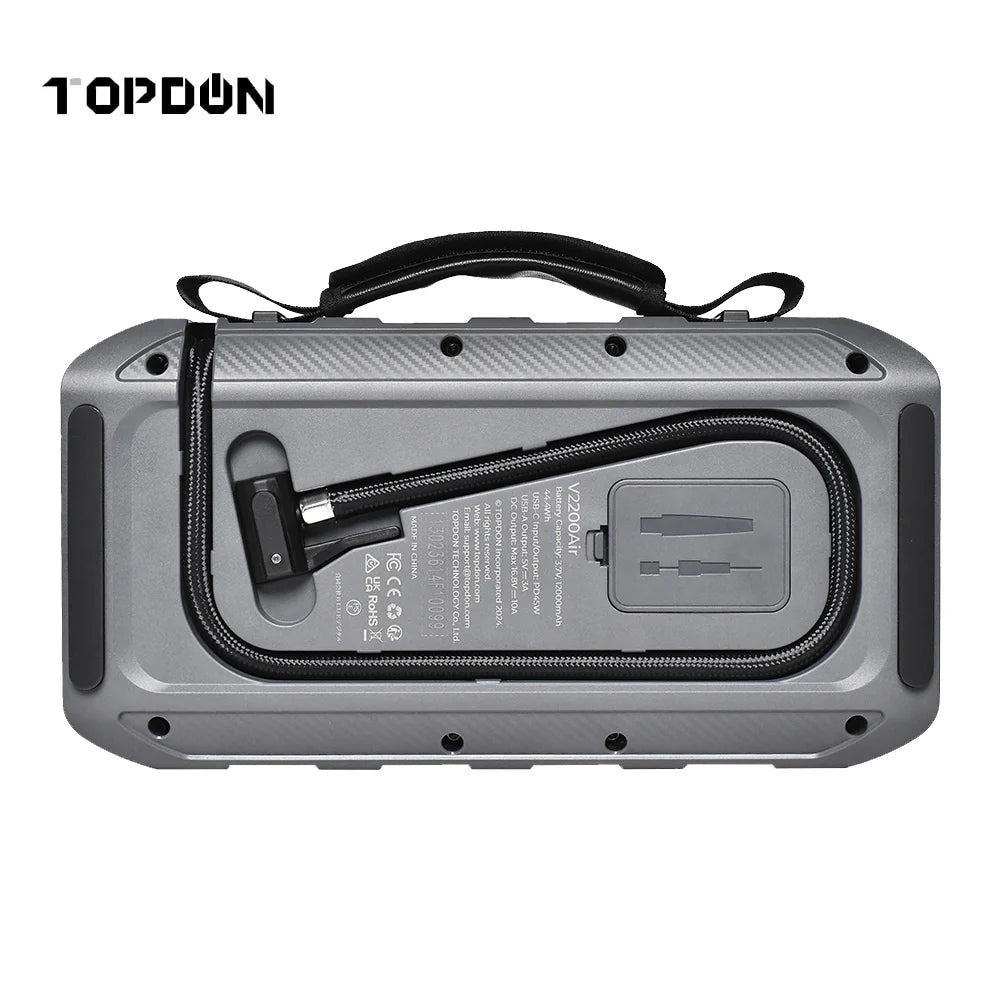 TOPDON V2200Air 2-in-1 2200 Peak Amp 12000mAh Jump Starter and Tire Inflator Secondary image