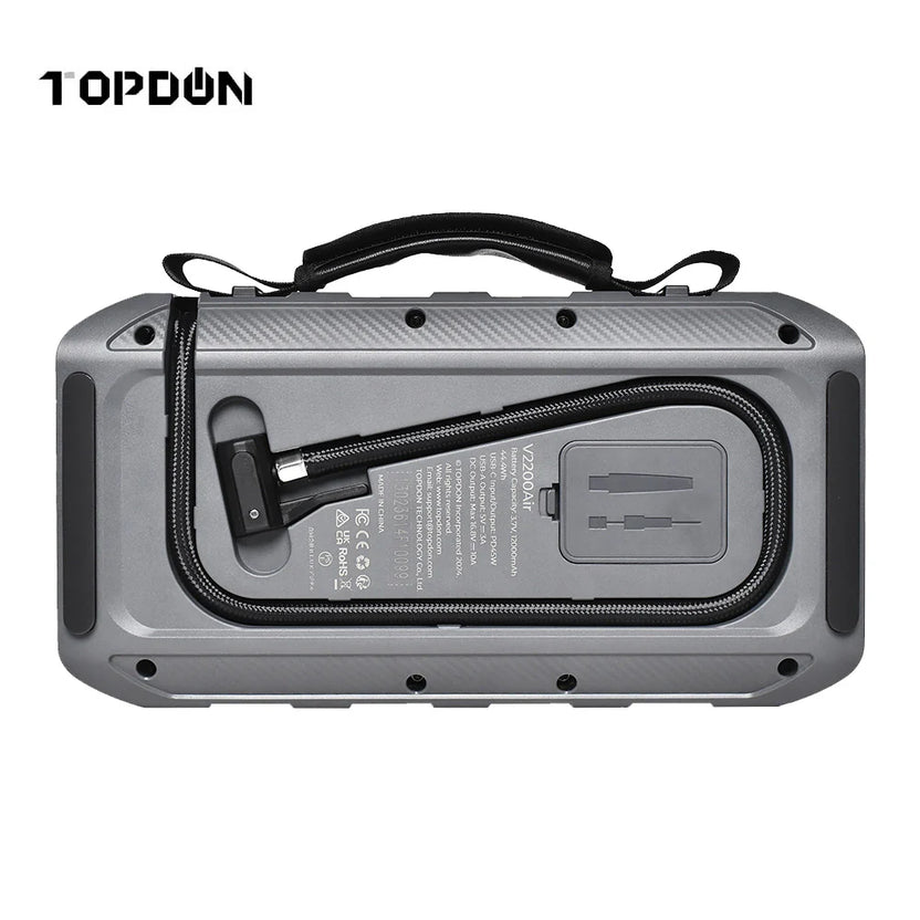 TOPDON V2200Air 2-in-1 2200 Peak Amp 12000mAh Jump Starter and Tire Inflator Secondary image