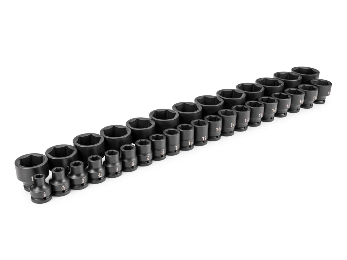 TEKTON 3/4 Inch Drive 6-Point Impact Socket Set, 33-Piece (1/2 - 2-1/2 in.) | SID93007 Main image