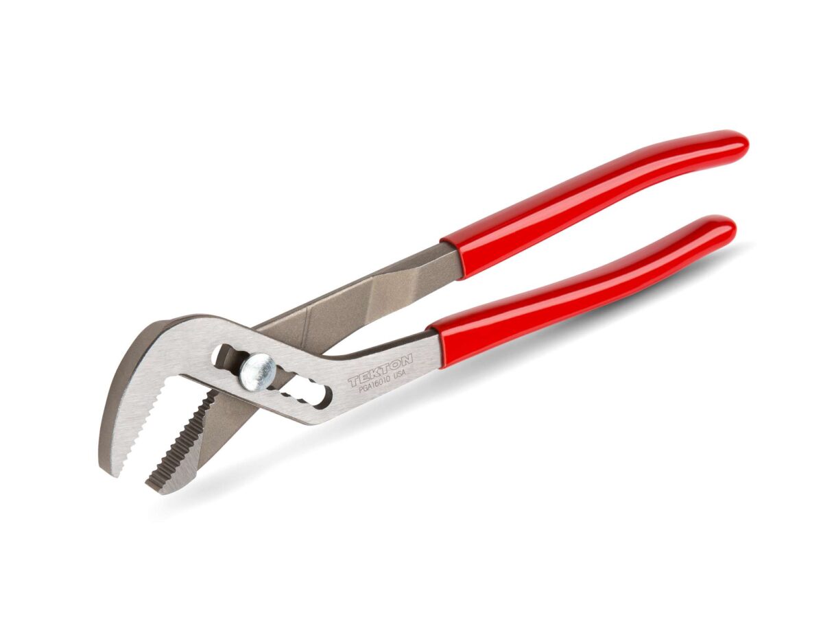 TEKTON 10 Inch Angle Nose Slip Joint Pliers (2 in. Jaw Capacity) | PGA16010