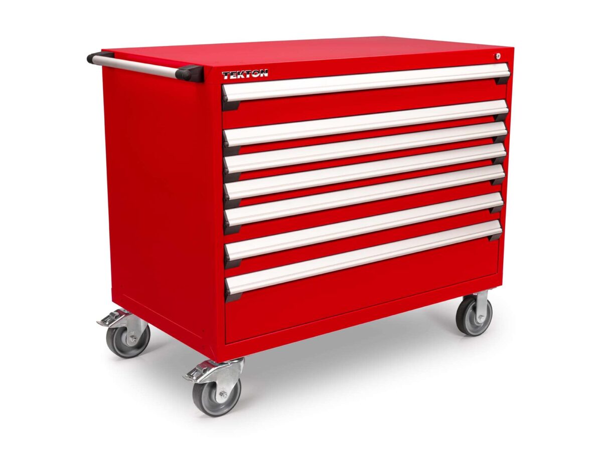 TEKTON 7-Drawer Tool Cabinet, Red (48 W x 27 D x 41.5 H in.) | OCL43200