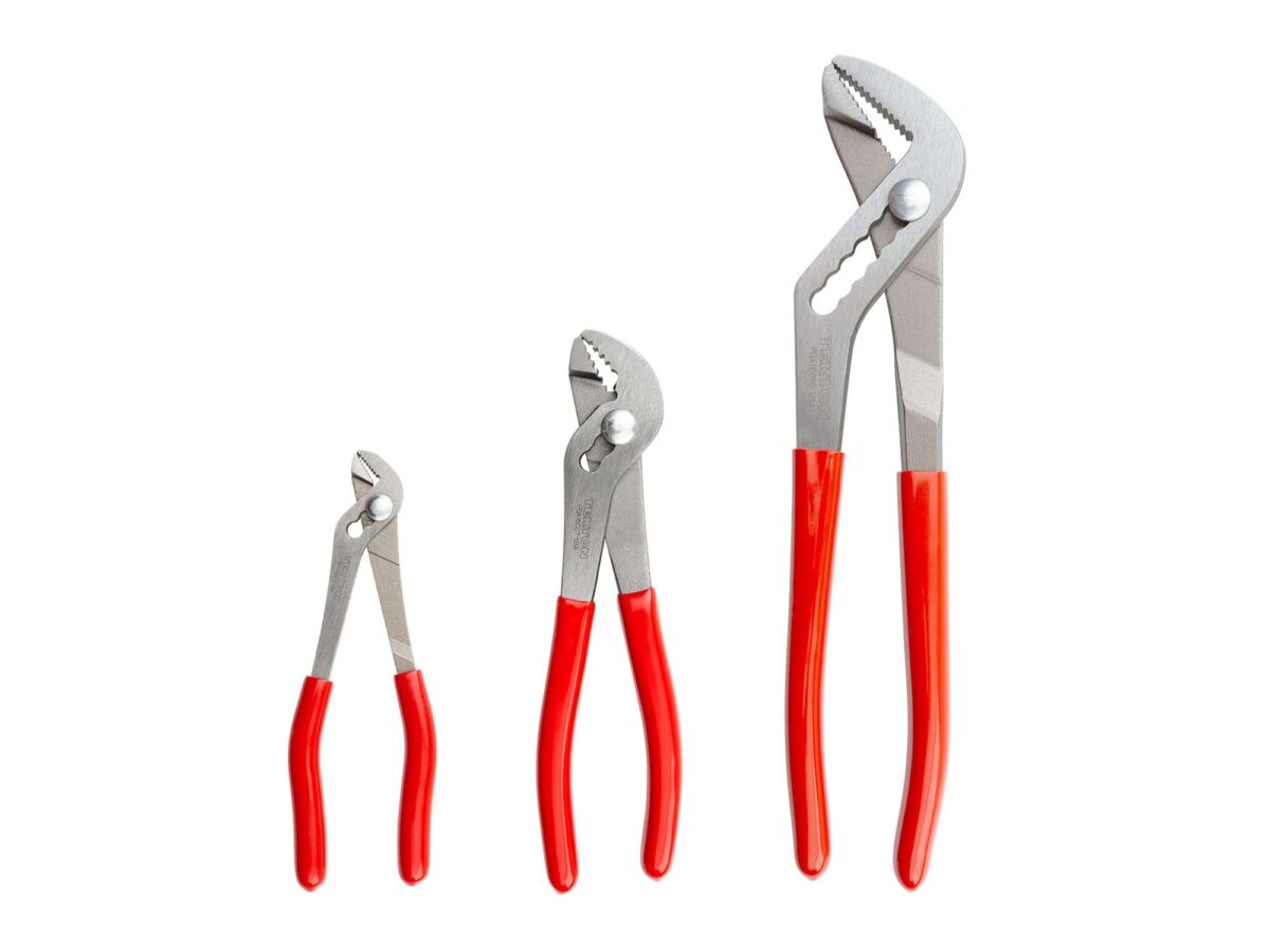 TEKTON Angle Nose Slip Joint Pliers Set, 3-Piece (5, 7, 10 in.) | PGA16103