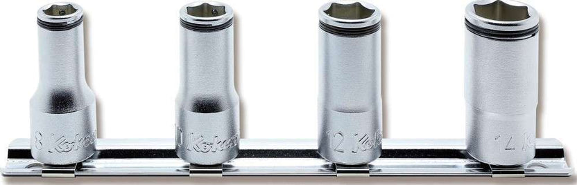 3/8 Sq. Dr. Socket set 8mm-14mm Nut Grip Length 150mm 4 pieces Main image