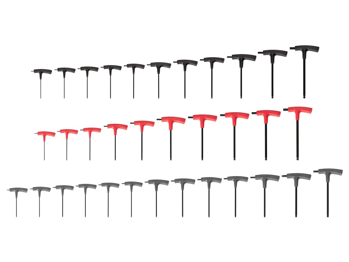 TEKTON Ball End Hex and Star T-Handle Key Set, 34-Piece (5/64-3/8 in., 2-10 mm, T6-T50) | KEY90001 Main image