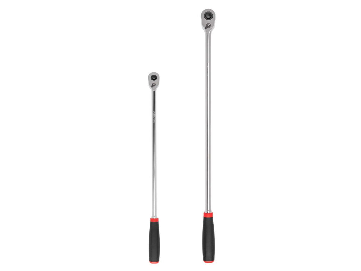 TEKTON 3/8, 1/2 Inch Drive Quick-Release Comfort Grip Extra-Long Ratchet Set, 2-Piece (18, 24 in.) | SRH99126 Main image