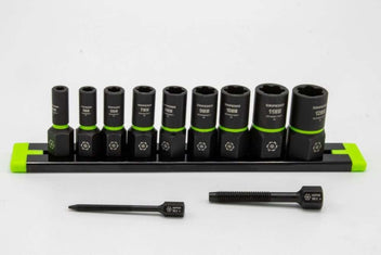 9-PC 1/4" Drive Metric RPT Socket Extractor Set 4-12MM