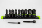 9-PC 1/4" Drive Metric RPT Socket Extractor Set 4-12MM
