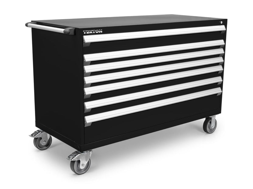 TEKTON 7-Drawer Tool Cabinet, Black (60 W x 27 D x 41.5 H in.) | OCL63100 Main image