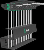 454/10 HF Set Imperial 2 Screwdriver set T-handle Hex-Plus screwdrivers with holding function, imperial, 10 pieces