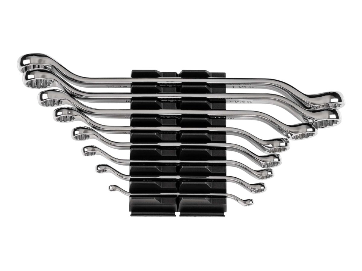 TEKTON 45-Degree Offset Box End Wrench Set with Modular Organizers, 8-Piece (1/4 - 1-1/4 in.) | WBE95102 Main image