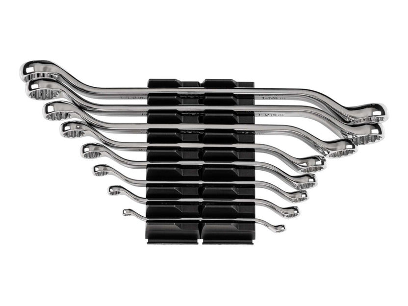 TEKTON 45-Degree Offset Box End Wrench Set with Modular Organizers, 8-Piece (1/4 - 1-1/4 in.) | WBE95102 Main image