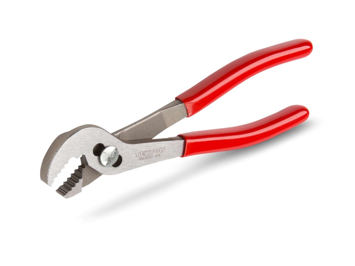 TEKTON 7 Inch Angle Nose Slip Joint Pliers (7/8 in. Jaw Capacity) | PGA16007