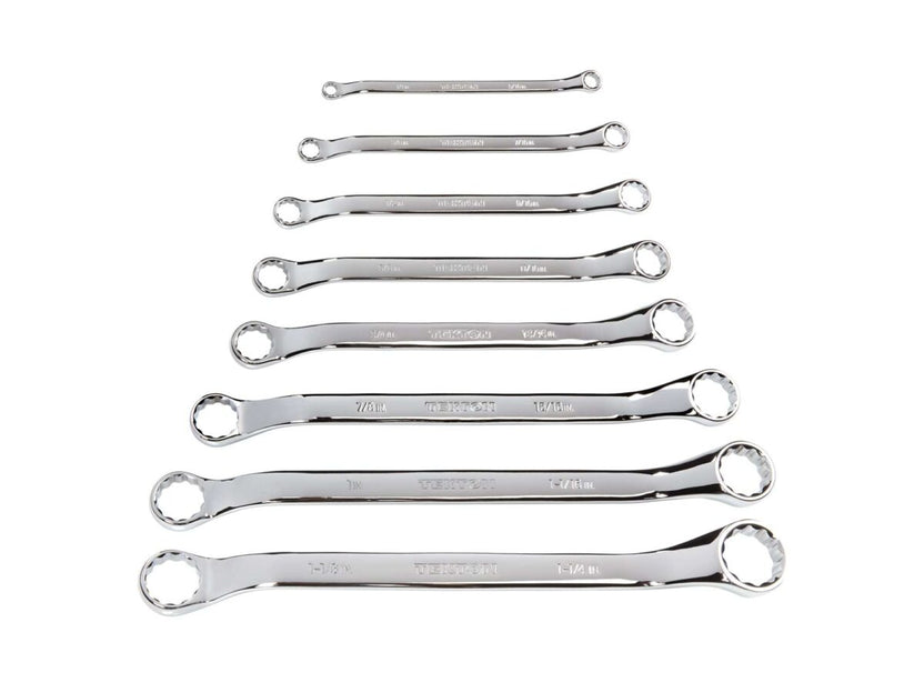 TEKTON 45-Degree Offset Box End Wrench Set, 8-Piece (1/4 - 1-1/4 in.) | WBE23008 Main image