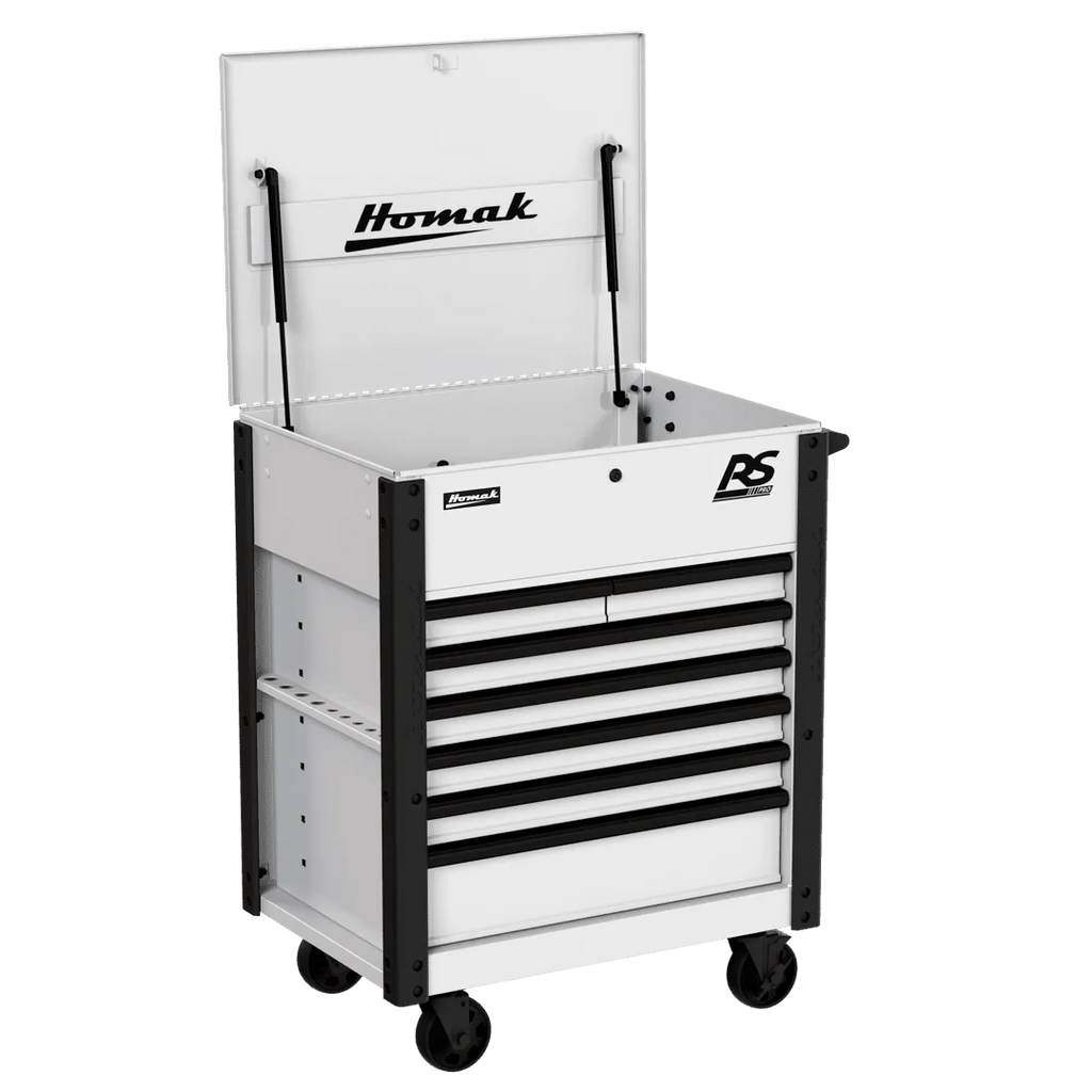 Homak Manufacturing 35 in. Pro Series 7-Drawer Service Cart