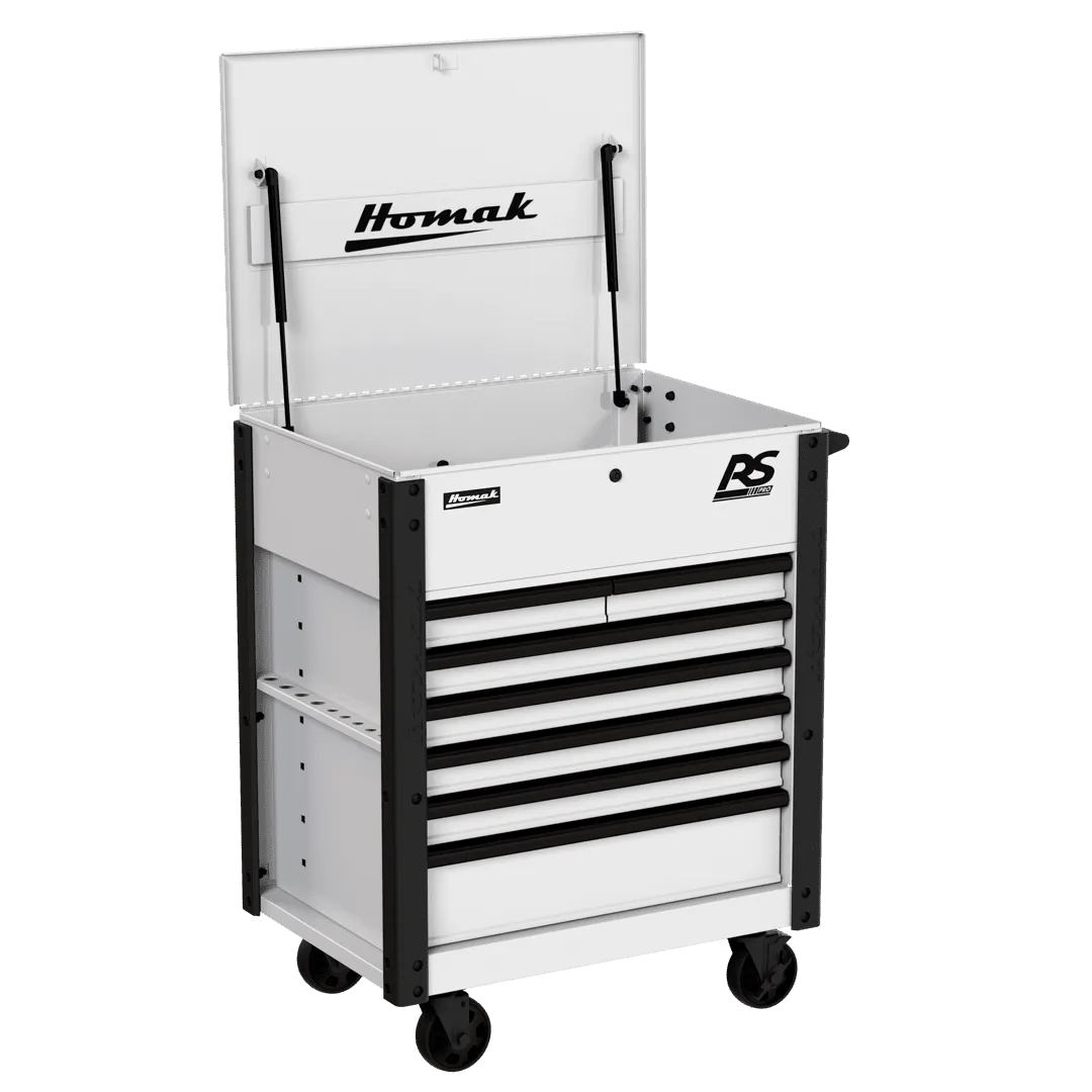 Homak Manufacturing 35 in. Pro Series 7-Drawer Service Cart