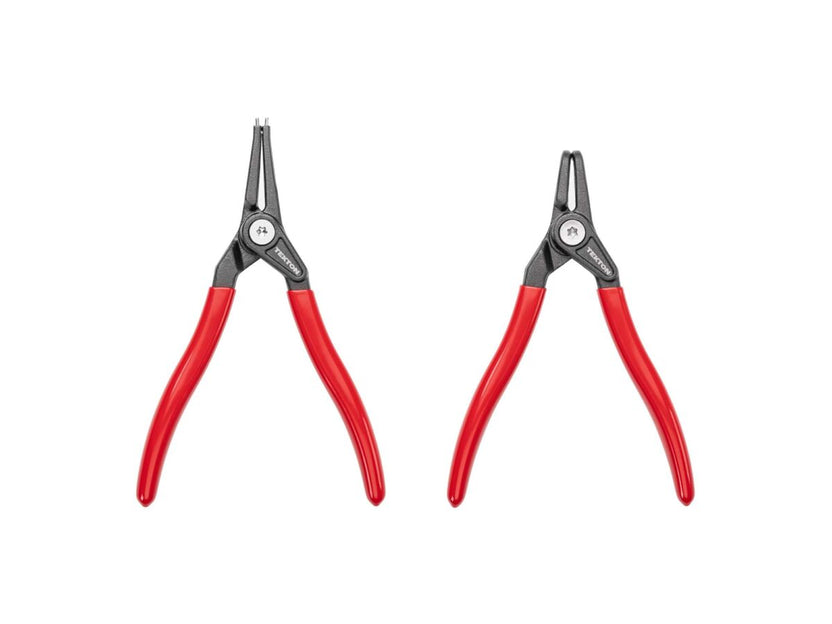 TEKTON 7 Inch External Retaining Ring Pliers Set, 2-Piece (0.070 in. Tips) | PRR90002 Main image