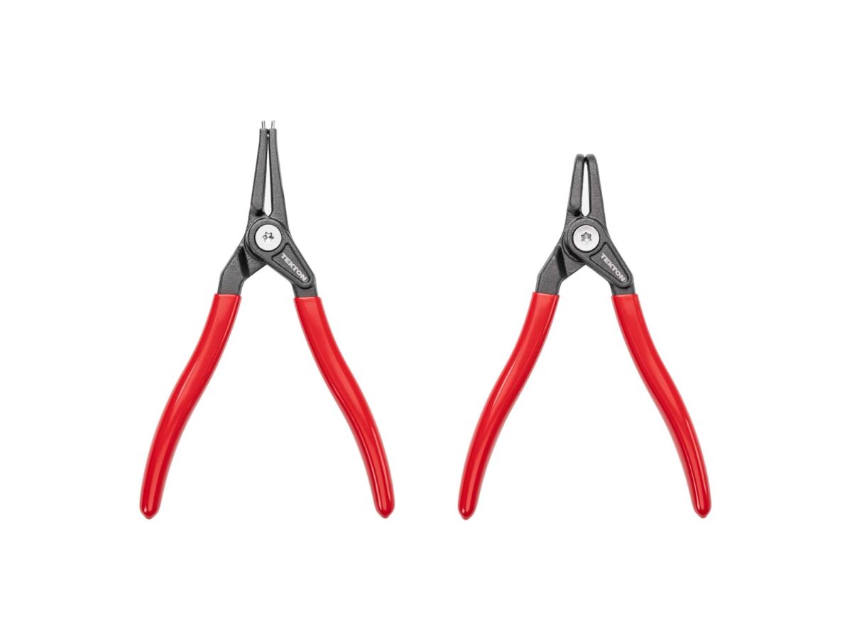 TEKTON 7 Inch External Retaining Ring Pliers Set, 2-Piece (0.070 in. Tips) | PRR90002