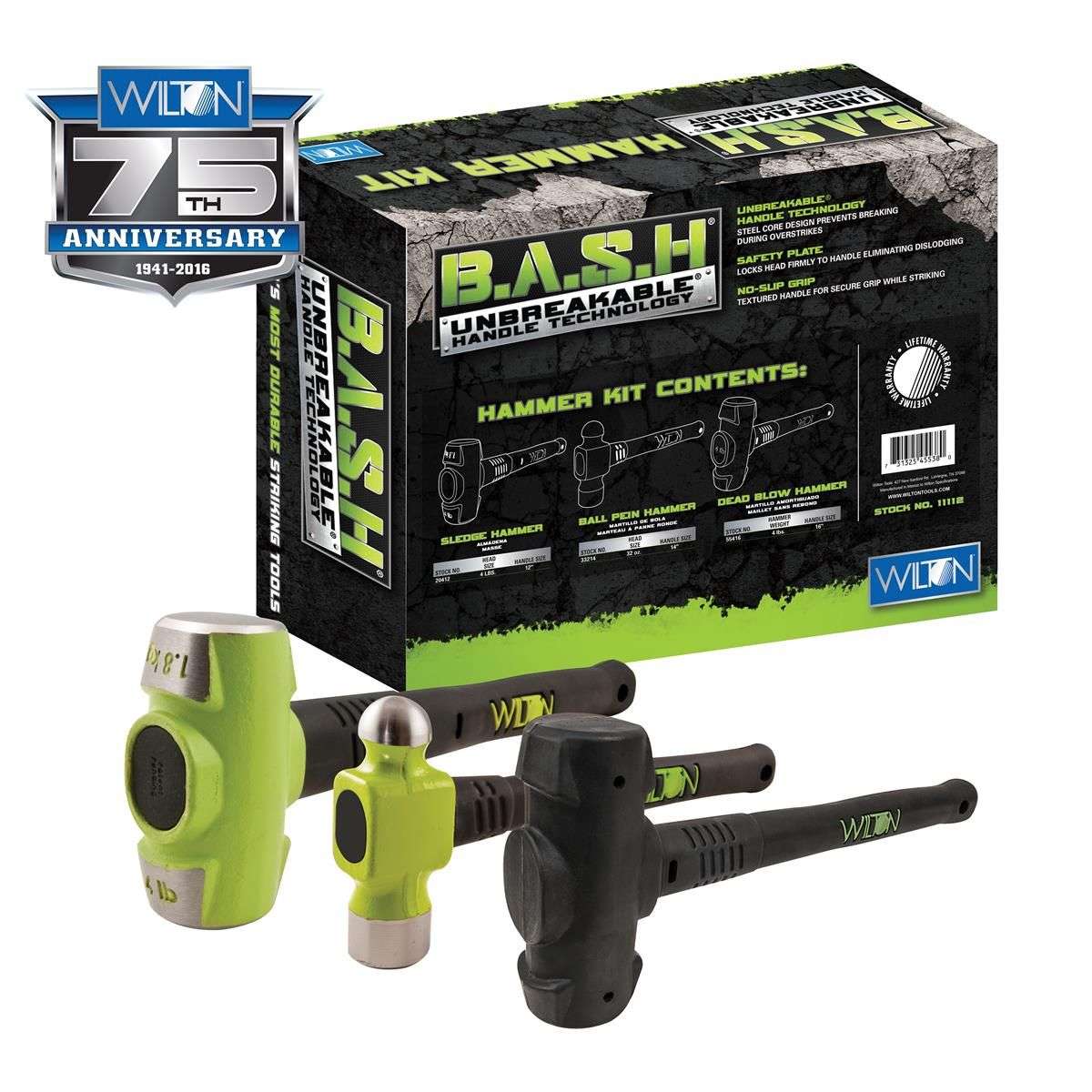 Wilton BASH 3-PC A18SHOP HAMMER KIT Main image