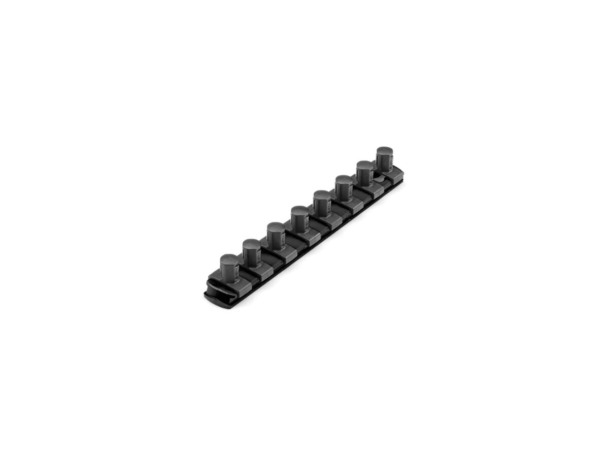 TEKTON 1/2 Inch Drive x 8 Inch Socket Rail, 8 Clips (Black) | OSR21208 Main image