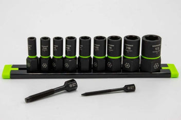 9-PC 1/4" Drive SAE RPT Socket Extractor Set (standard length