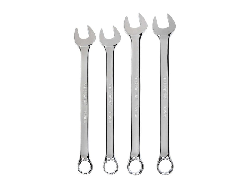 TEKTON Combination Wrench Set, 4-Piece (1 - 5/16 - 1-1/2 in.) | WCB90102 Main image