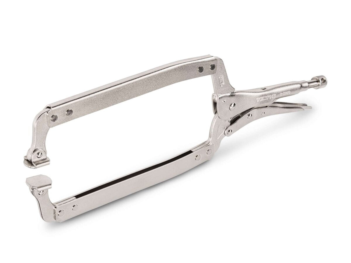TEKTON 18 Inch Swivel Pad Locking C-Clamp | CLC11018 Main image