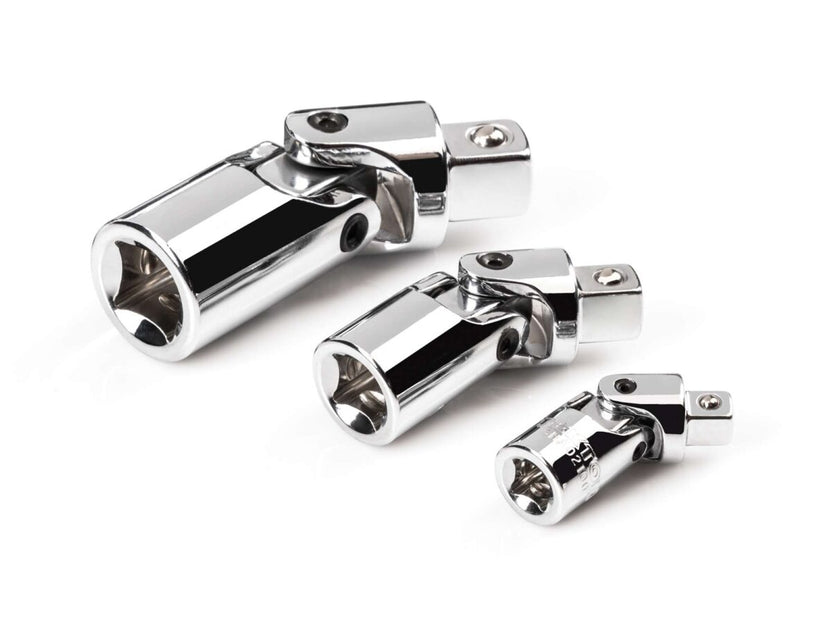 TEKTON 1/4, 3/8, 1/2 Inch Drive Universal Joint Set (3-Piece) | SHA99004 Main image